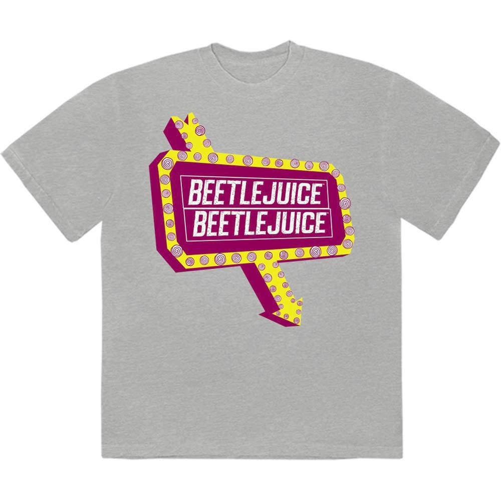 Beetlejuice - Beetlesign Tshirt Homme - Gris